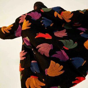 FARM Rio Banangola fleece cardigan jacket NWT size M